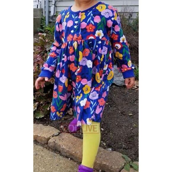 NWOT Hanna ANDERSSON long sleeve playground dress, $68 Sz 140 8/10 A30 - Picture 1 of 7